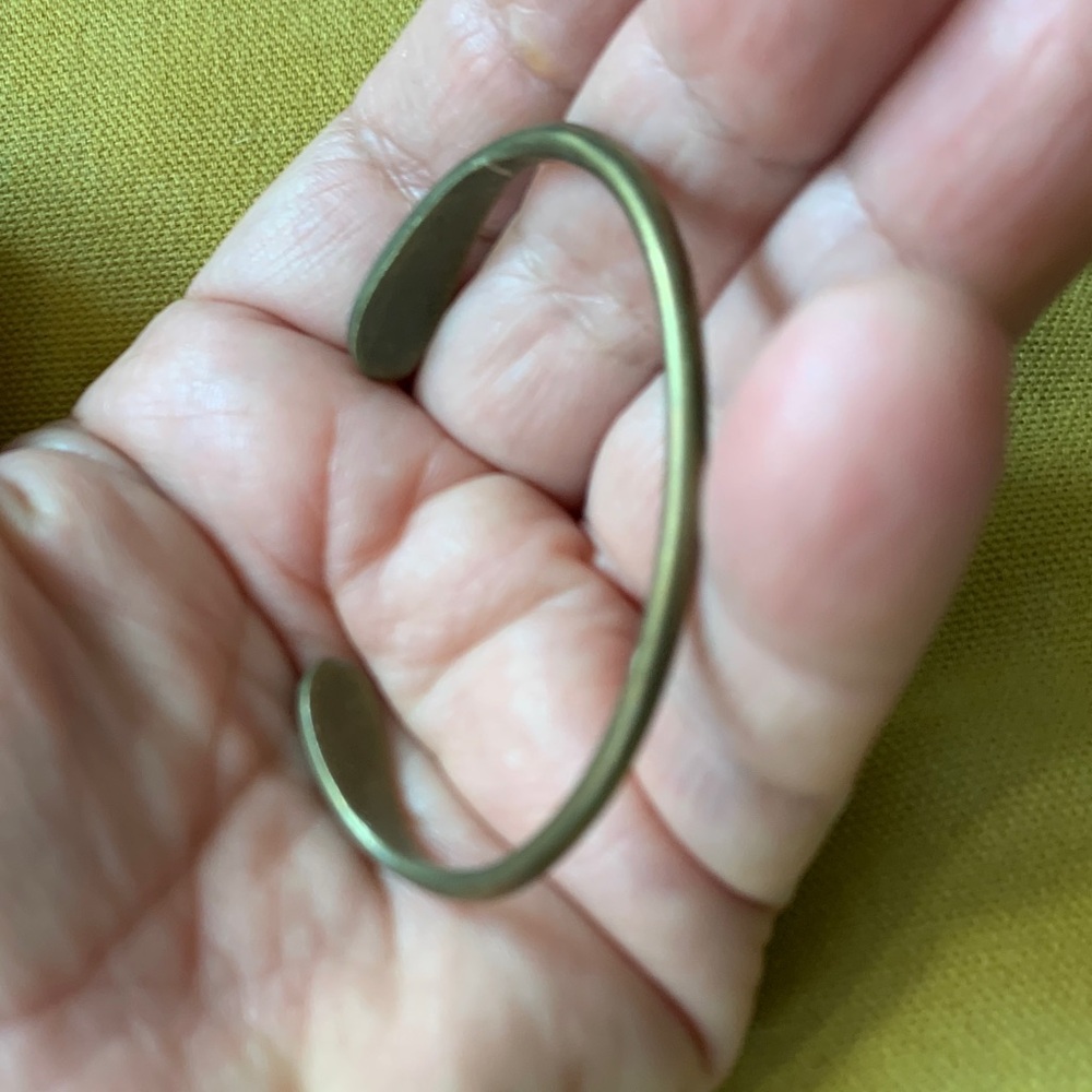 Simple Gold-Tone Cuff Bracelet